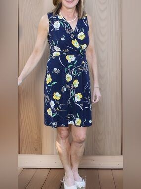 kaileigh azaria knit dress Kaleigh Azaria Knit Dress, S Navy